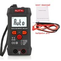 NJTY T1 Fully Intelligent Digital Multimeter - No Need to Change Gears, Small and Mini, Fully Automatic, Anti-Burn Universal Me 2