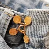 1/4Set Nail-free Metal Jeans Button Snaps Detachable Pants Clips Buttons Pins DIY Waist Tightener Clothing Buckles Sewing Tools 6