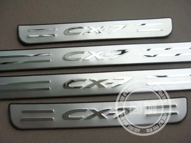 Mazda CX-7 CX7 2006-Car Styling Stainless Steel Scuff Plate/door Sill car accessories