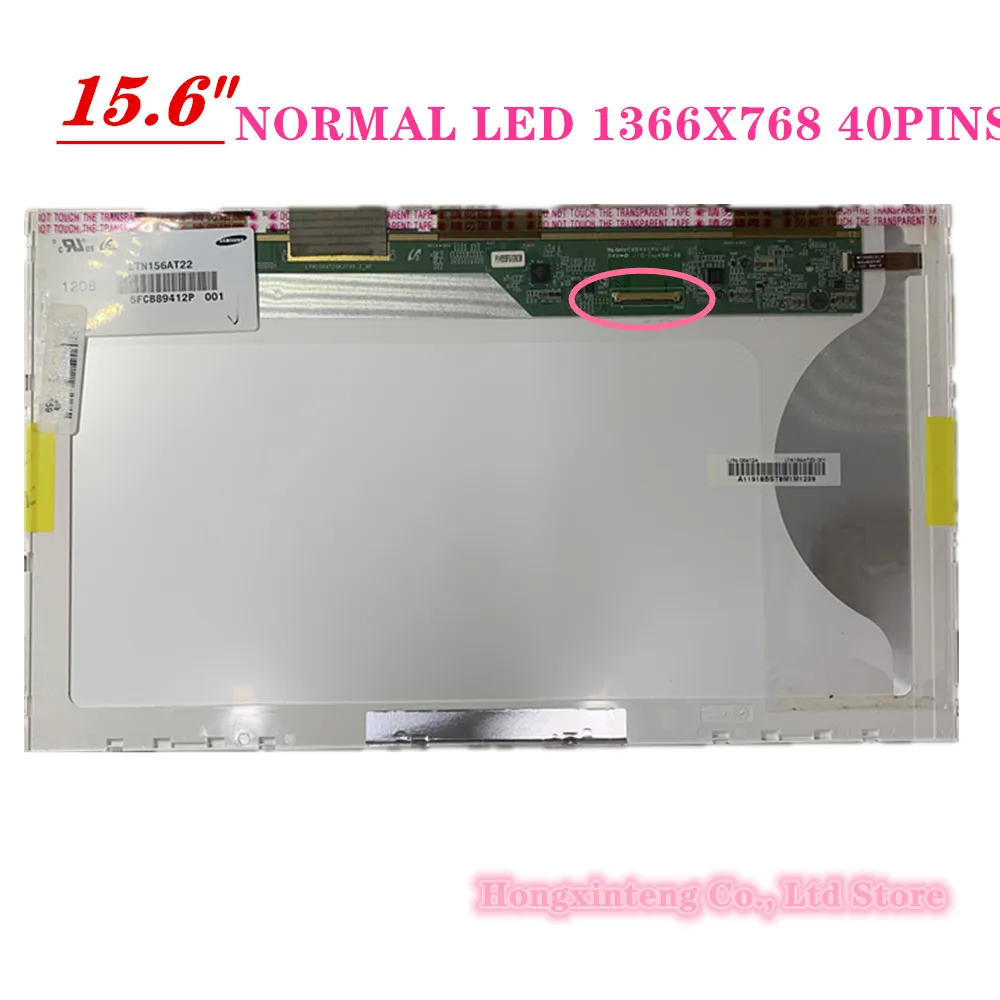 15 6 &quot40 контактов Нормальная ЖК-матрица 1366X768 для HP PAVILION DV6 G56 G6 G60 G60T G62 G62T