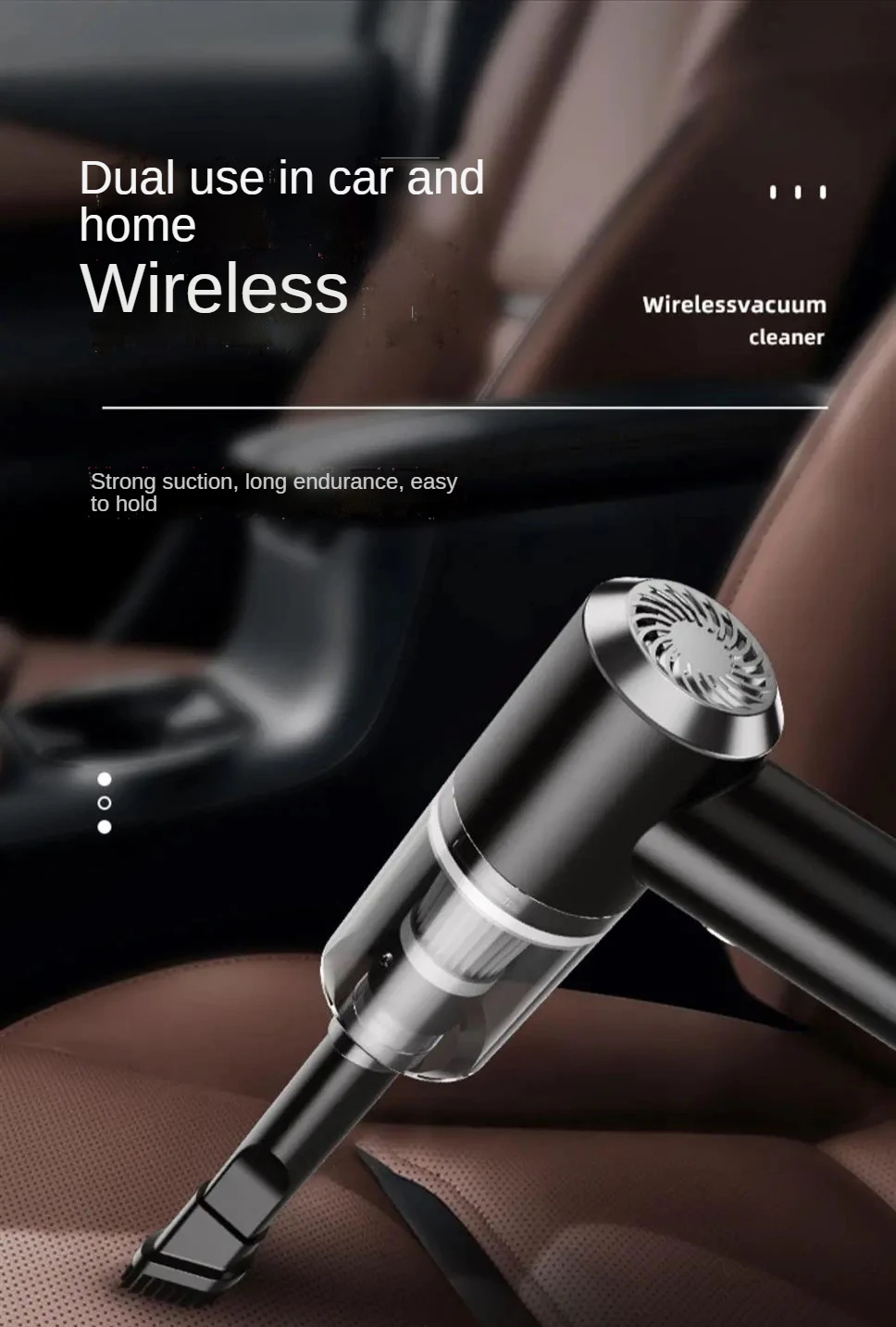 Wireless Car Vacuum Cleaner 9000PA 120W