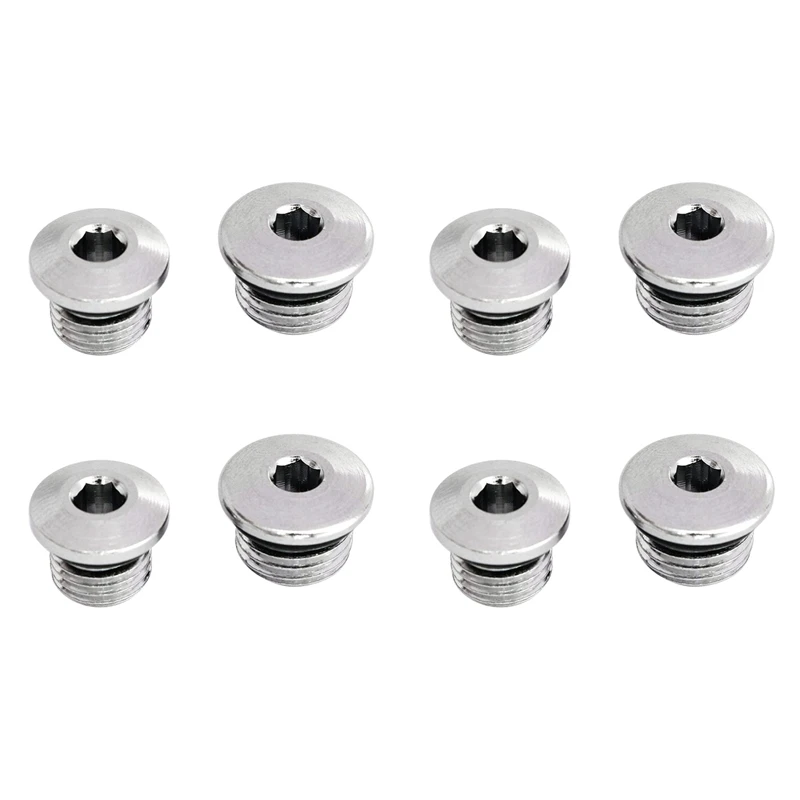 BAAU 4X First Stage 7/16 Inch Scuba Diving Regulator High Pressure Port Plug and 3/8 Inch Low Pressure Port Plug