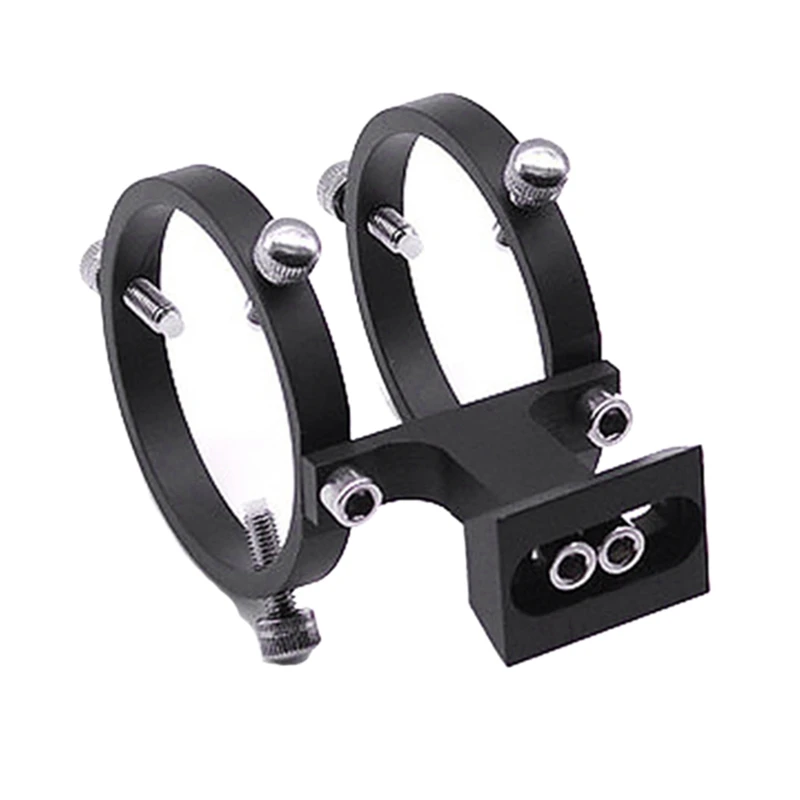 Adjustable Pointer Finderscope Bracket 6-Point Guidescope Rings Mount Astronomical Telescope