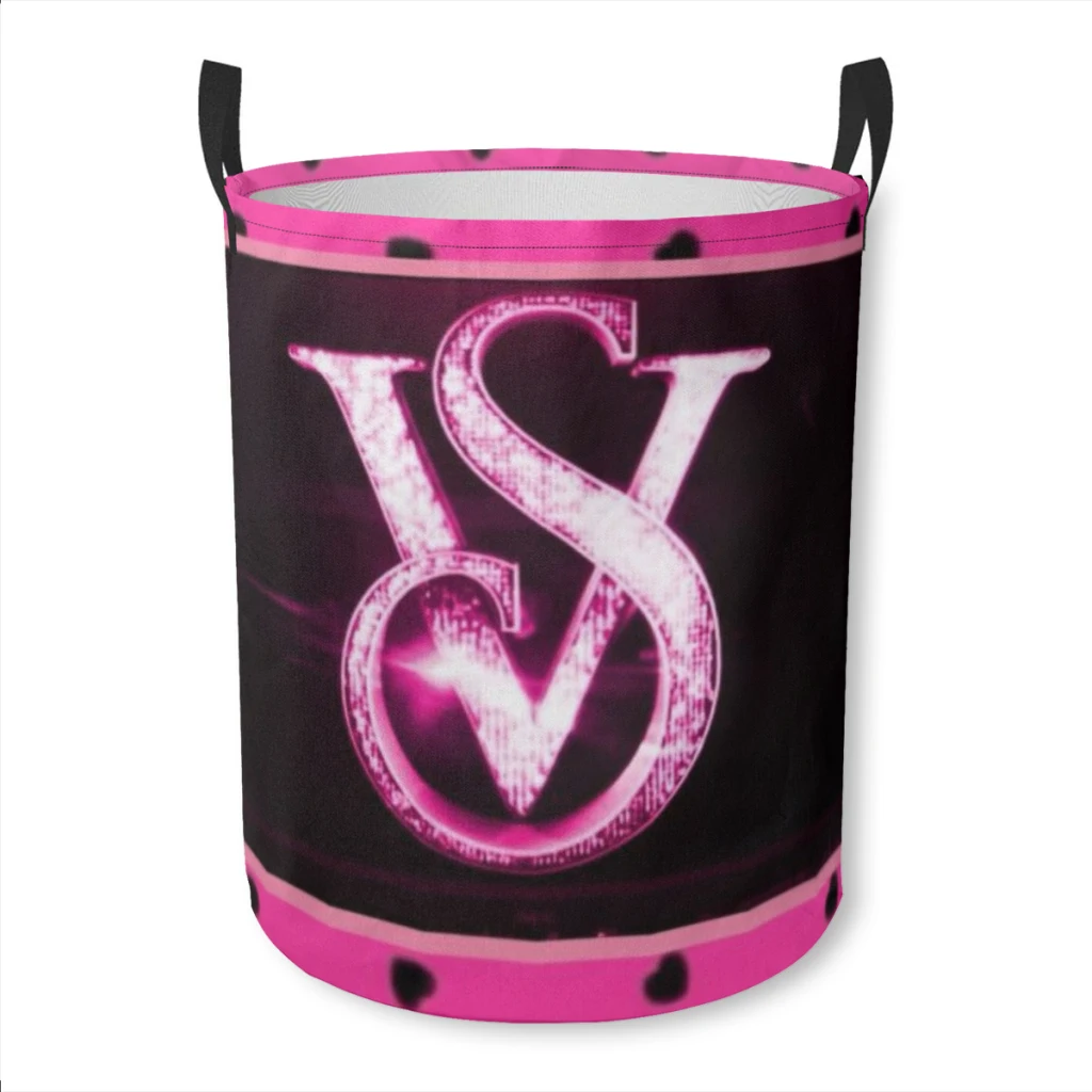 

Laundry Basket Victoria’s Secret Fabric Laundry Moving Folding Dirty Laundry Basket