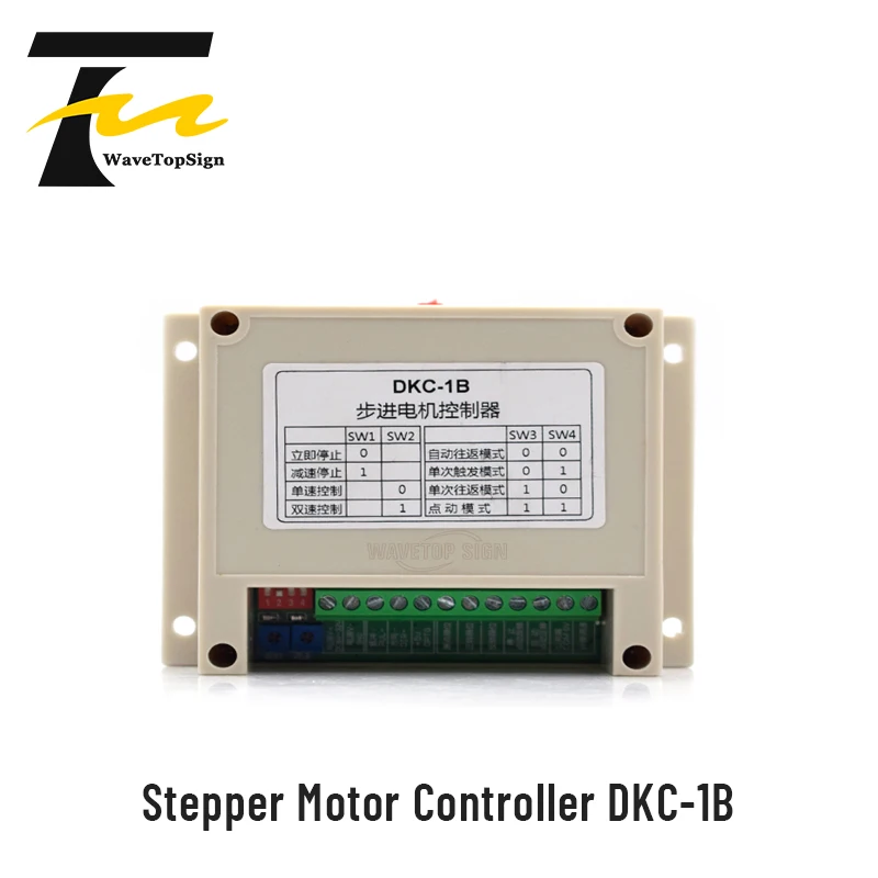 

WaveTopSign Industrial Type DKC-1B Stepper Motor Controller Single-Axis Pulse Generator Servo Motor PLC Speed Regulation