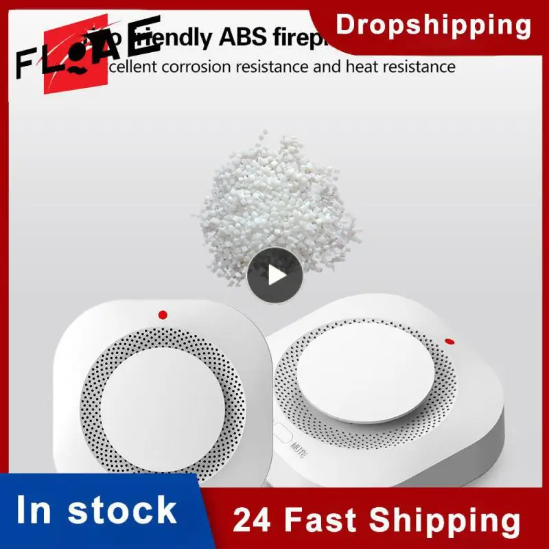 

433mhz Sleek Design Loud Alarm Sound Highly Sensitive Reliable Performance Easy Installation Affordable Smoke Alarm 9v Powered