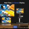 TOMLOV 4K Autofocus Microscope TM4K-AF Max 10.1" HDMI Digital Microscopes 64G with Spin Flex Arm Electronics Soldering Repair 6