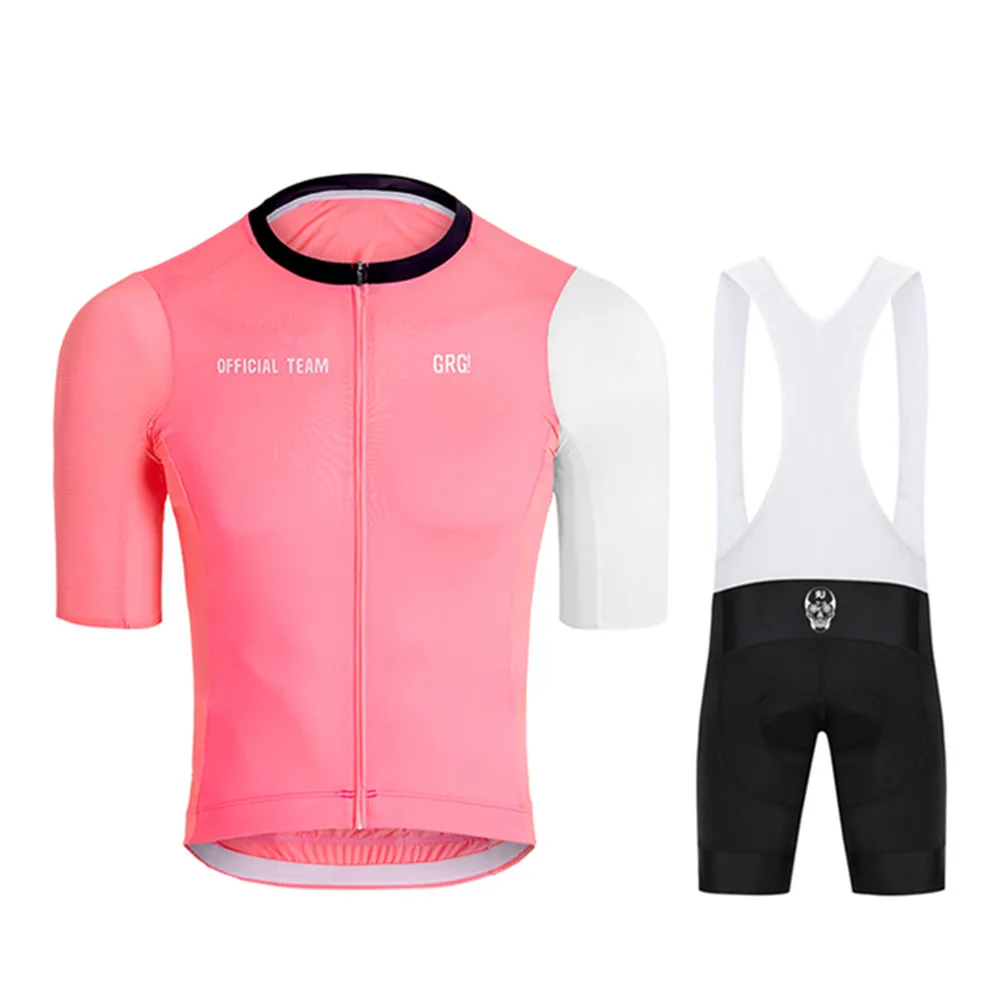 

Go Rigo Go Cycling Jersey Set Men's Clothes Pro Team Bicycle Clothing Bike Shirts Road Ciclismo Maillot MTB Bib Shorts Suit