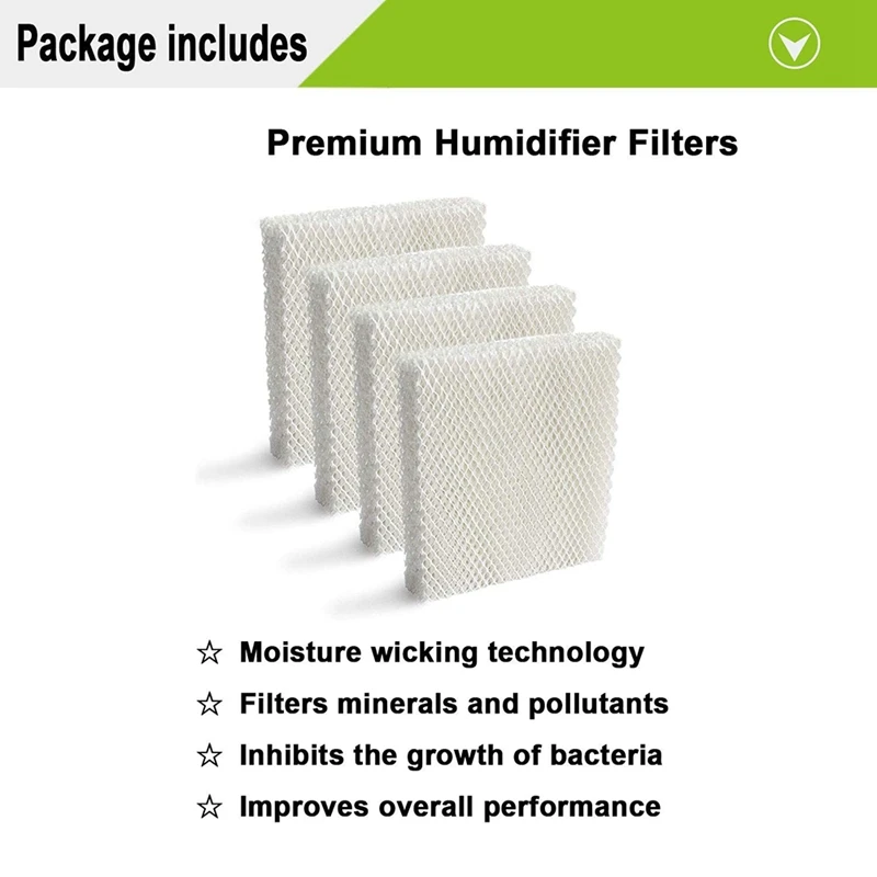 Compatible With4pcs Hft600 Humidifier Wicking Filters