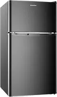 Mini Fridge with Freezer, 2 Door Small Refrigerator with Freezer, Mini Fridge for Bedroom, 3.2 CU.FT, For Home, Office, Dorm, Ga 1