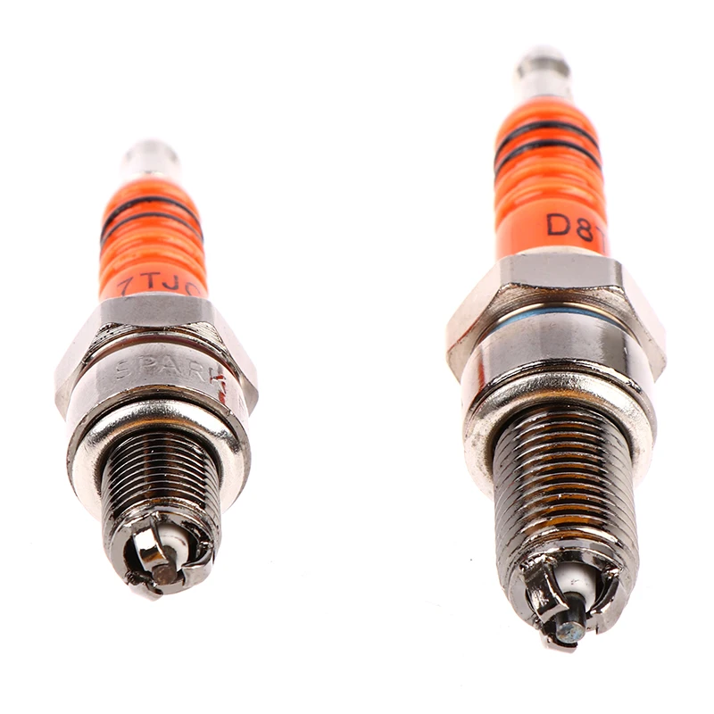

1pc 3 Electrode Spark Plug A7tc D8TC for 50cc 110cc 125cc Atv Scooter Dirt Bike Spark Plug
