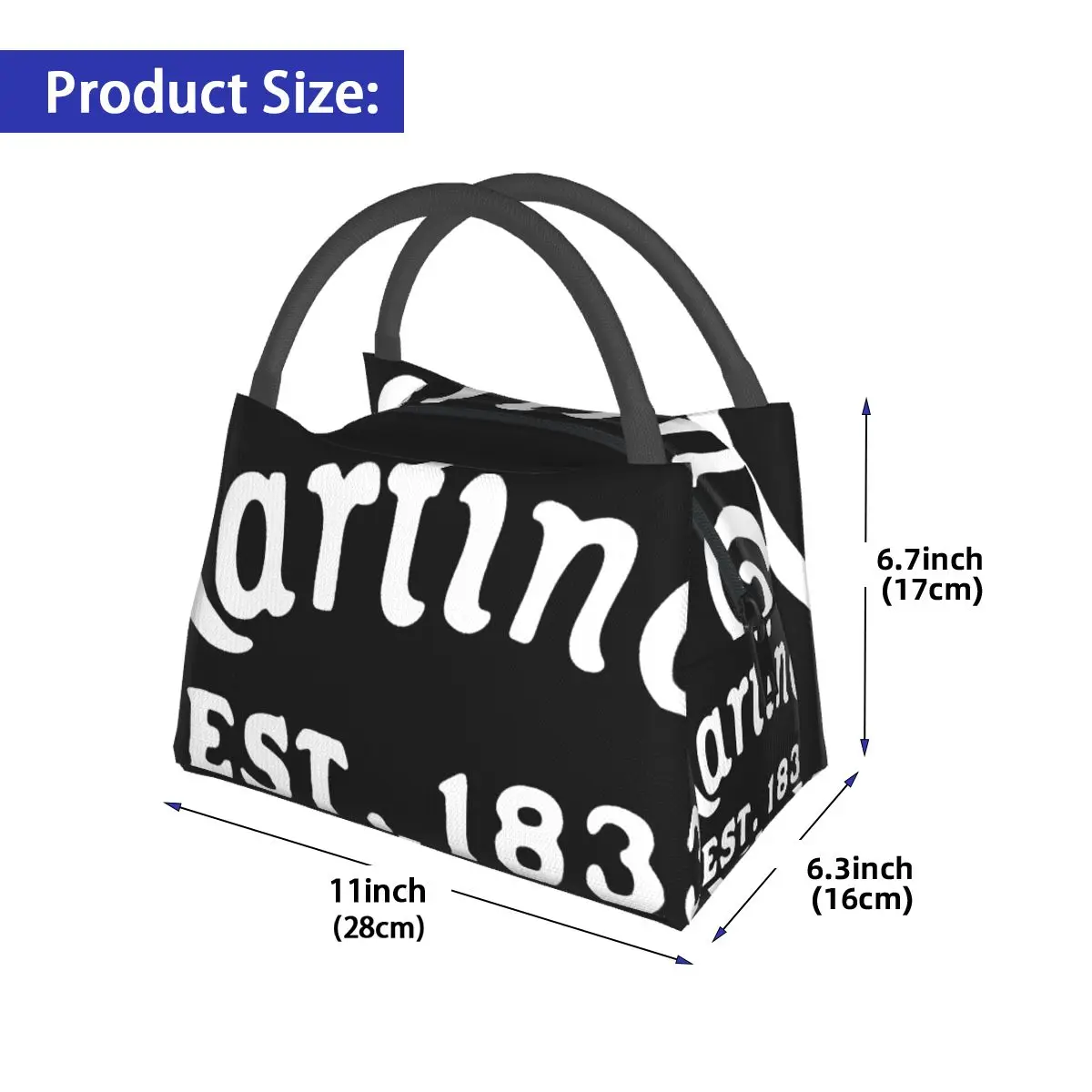 Martin Guitar Portable insulation bag for Cooler Thermal Food Office Pinic Container