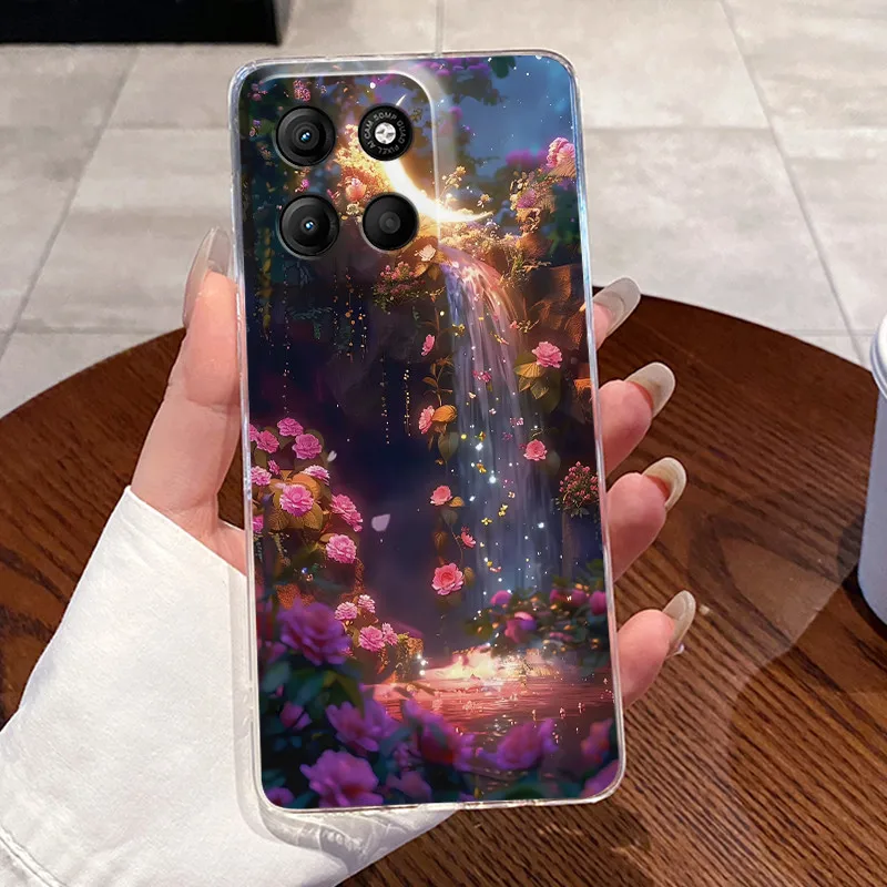 Luxury Cute Love Rabbit Clear Soft TPU Silicone Phone Case Cover