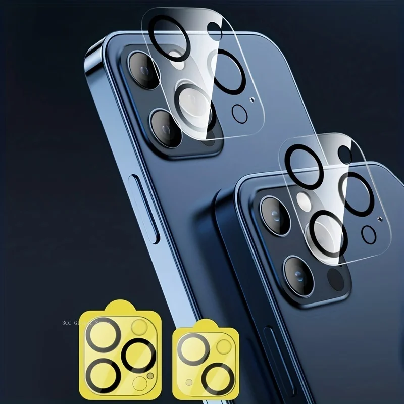 

Закаленное стекло с полным покрытием для защиты объектива камеры IPhone 11 Pro Max 12 13 Pro Mini 14 15 Pro Max 14 15 Plus, 2 шт.