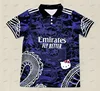 Hello Kitty Dragon Pattern Football Jersey Short Sleeve Casual Outdoor Women's Oversized Men's Polo T-shirt 5