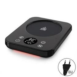 Premium Electric Coffee Mug Warmer with Adjustable Temperature Settings - EU (Black(no cup))
