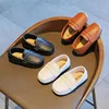 New Leather Shoe Fashion Simple Versatile Girl Shoes Classic Light Princess Shoes Trendy Autumn Boy Shoe Flat Daily Child Shoes 1