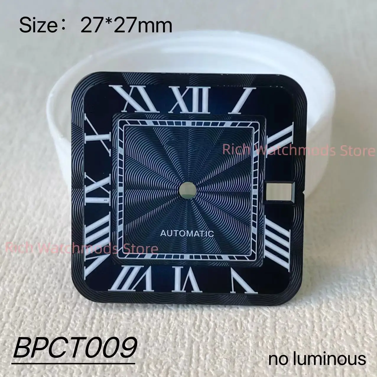 27MM S Logo Santos Customized Dial Men's Watch Accessory