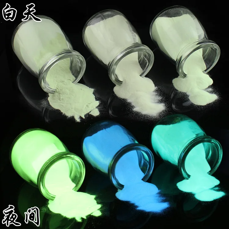 Description Picture 4 of itemUltrafine Bright Fluorescent Color Phosphor Powder Glow in the Dark Powder Luminous Pigment Photoluminescent Dust Coating