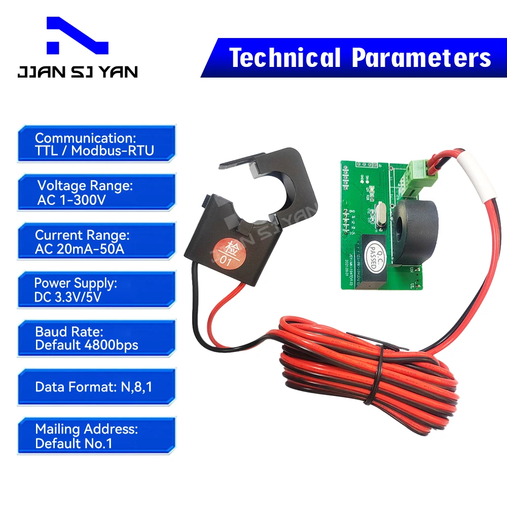 Bidirectional Energy Meter Supports Single Mutual Inductance Energy OEM Power Monitor Miniature Digital voltmeter power meter