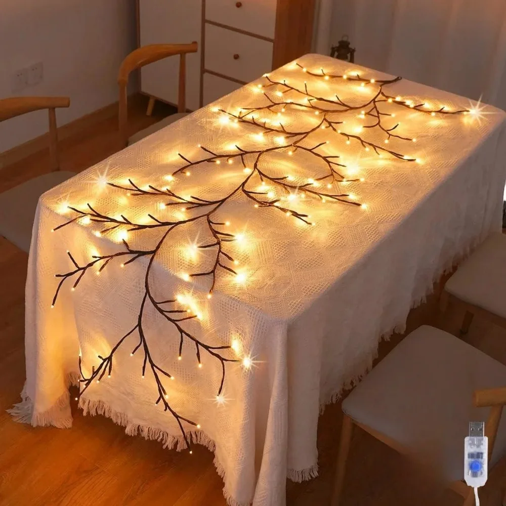 Рисунок 3 - 96 светодиодов, ветка дерева для настольной стены