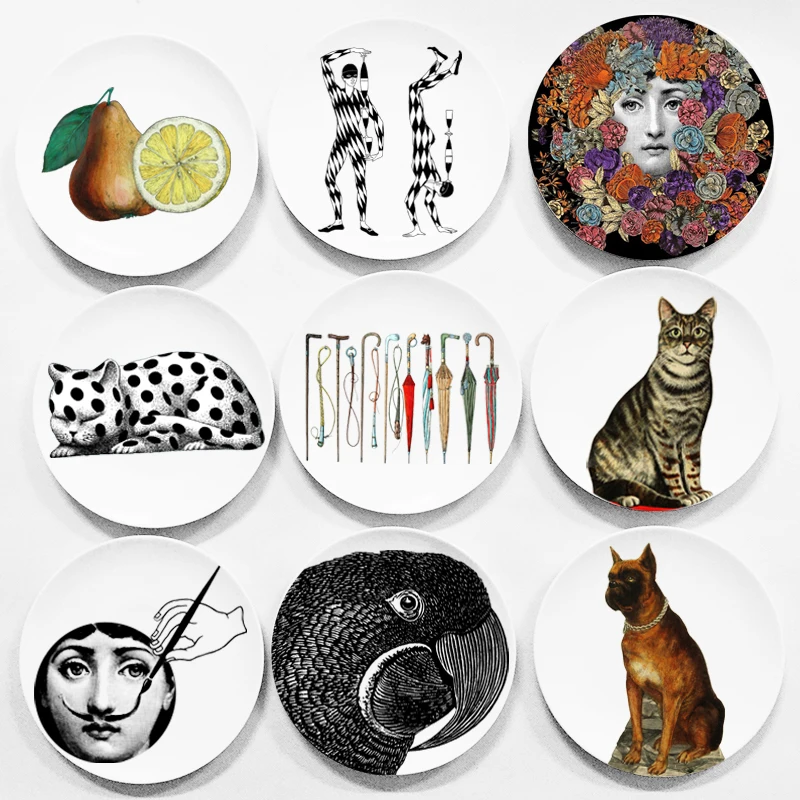 

6/7/8/10 Inches Decorative Plate Decorative Wall Plate Lina Plate Beatiful Art Plate Luxury Decor Plate Wall Decor Plate