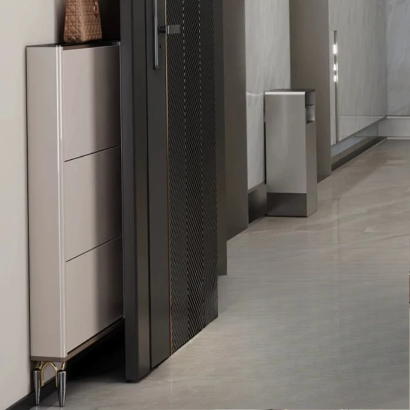 Scarpiera Salvaspazio di Lusso con Divisori Nascosti, Mobile Contenitore per Scarpe, Organizzatore di Scarpe Piccolo, Arredamento per la Casa - immagine 4