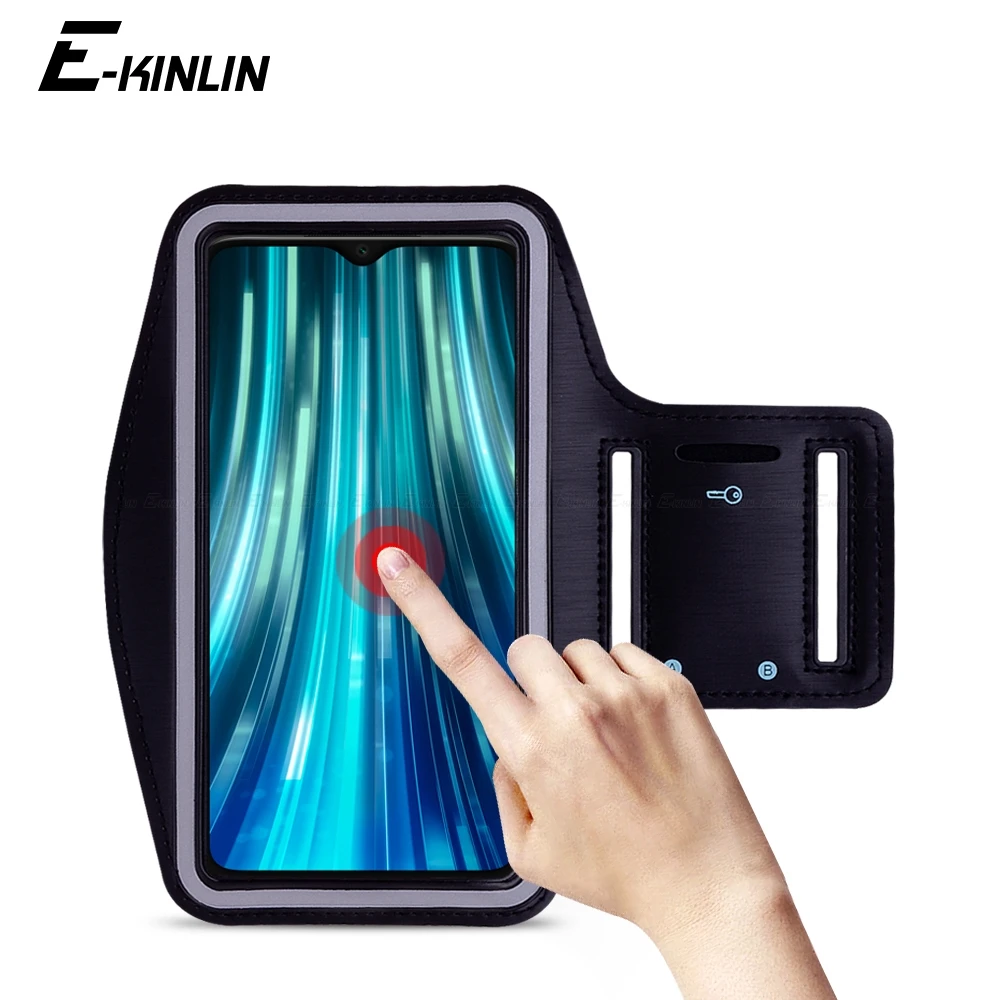 Sport Running Gym Cover Holder Phone Bag Per Xiaomi Mi 11I 11 10T 10 9T 9 Lite Redmi Note 10S 9S 9 8 7 Pro Max Arm Band Case