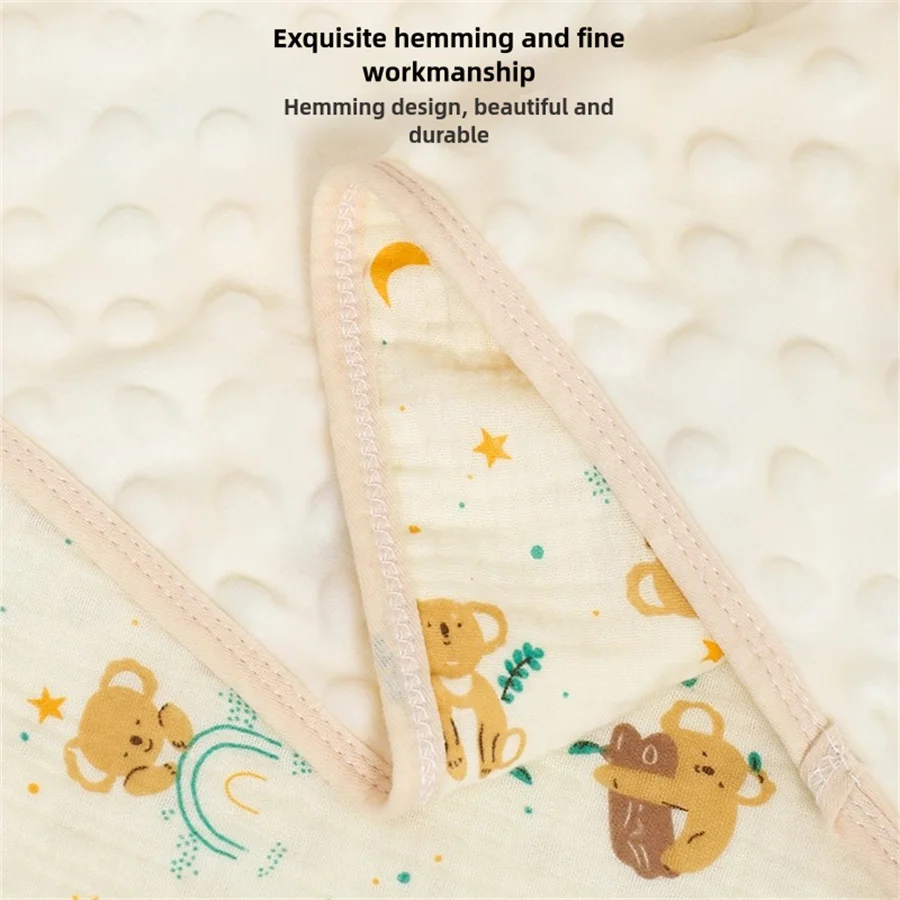 Ultra Soft Warm Cozy Fleece Toddler,Fluffy Infant or Newborn Receiving Wrap Swaddle ,Wraps bag for Infant 0-6 Month 4