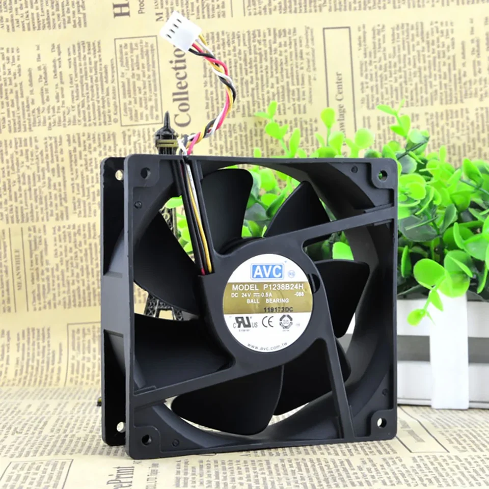 A12025-12CB-3BN-F1 120mm Computer Case Fan - 12V 0.16A 3-Pin Silent Cooling Fan For PC