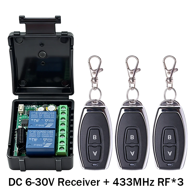 ตัวเลือกสินค้า โมดูลรีโมทคอนโทรล 433MHz สำหรับควบคุมอุปกรณ์ไฟฟ้า