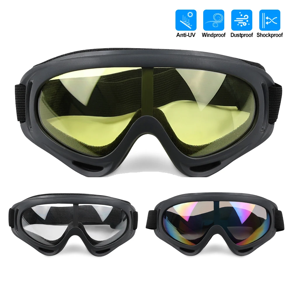Windproof Sports Ski Goggles Riding Safety Glasses Motorcycle Eye Glasses Motocross Anti Uv Dustproof Motocross Sunglasses protective goggles,protective glasses,protective sunglasses