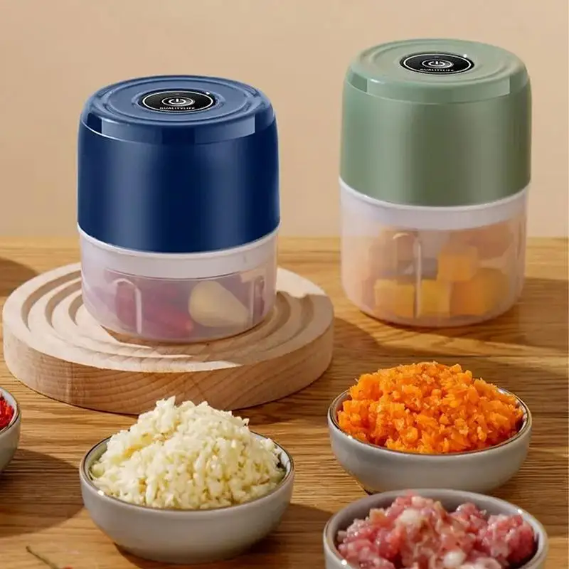 

Electric Garlic Masher Food Supplement Machine Household Garlic Cutter Garlic Grinder Portable And Efficient Vegetable Mincers