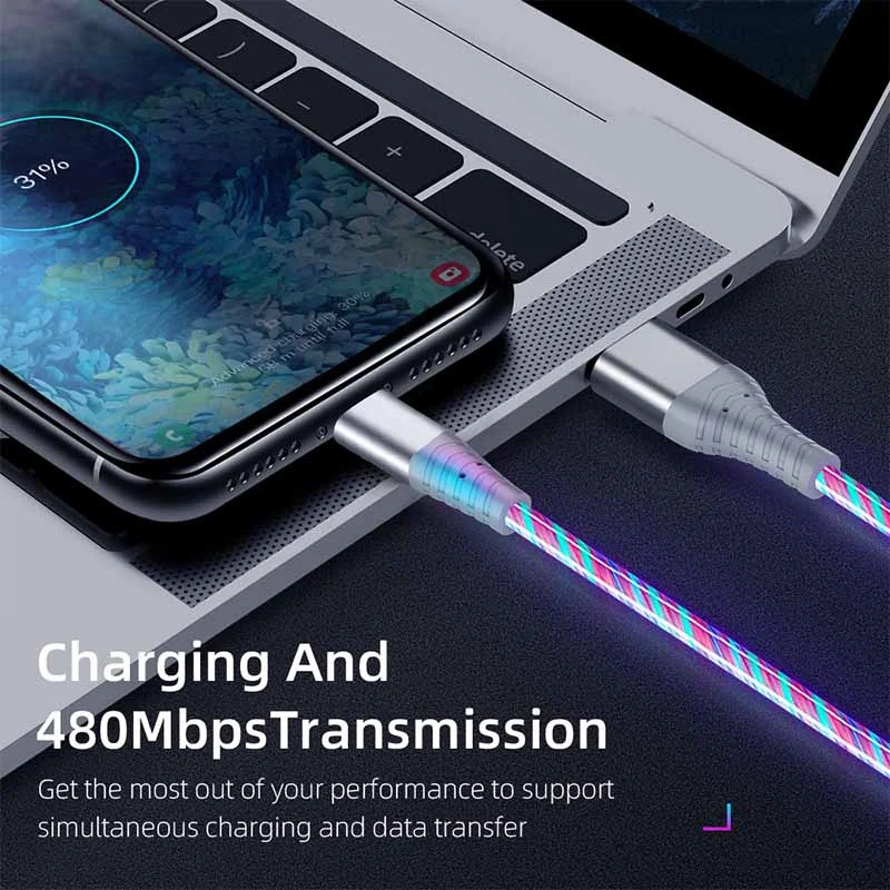 Flow Luminous USB Type-C Fast Charging Cable 6