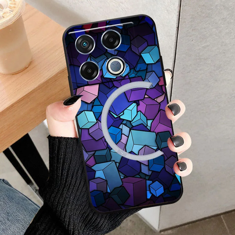 Sleek Black TPU Shockproof Phone Case - Soft Silicone Protective Back Cover
