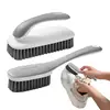 Laundry Brush For Stain Removal 2X Clothes Washing Brush Ergonomic Grip Multi-Purpose Cleaning Tool Bathroom Supplies For Fabric 1