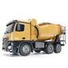 Huina 1574 1:14 10ch Concrete Mixer Truck Remote Control Excavator 2.4g Wireless Remote Control Engineering Truck Toy Gifts 5