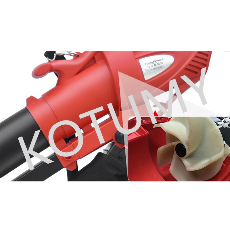 3200W High-Power Blowing Snow Blower Manual Blower Electric Suction Leaf Crusher Dust Removal and Cleaning Machine 6