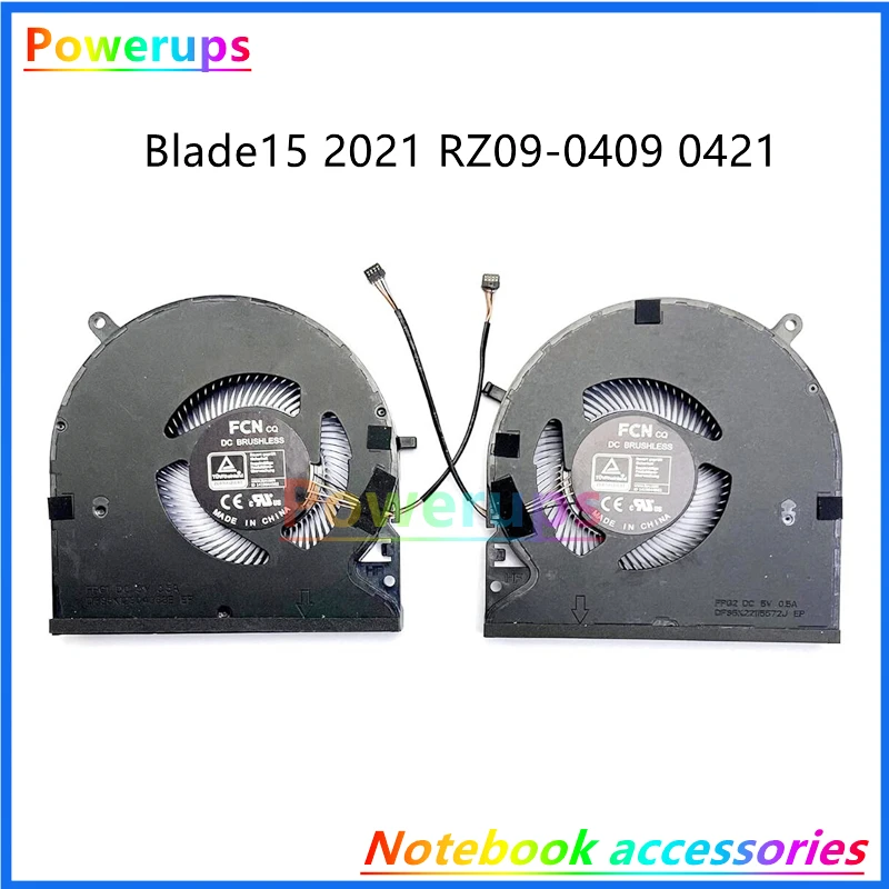 New Original Laptop CPU/GPU Cooler Fan For Razer Blade 15 Advanced RZ09-0238 RZ09-02385 02386/0281/0367/0409/0421 FPG1 FPG2