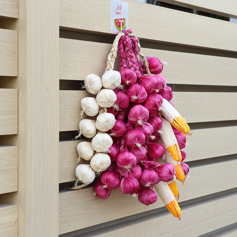 Künstliche Obst Gemüse Gefälschte Chili Knoblauch Kürbis Für Home Küche Bauernhof Party Wand Hängende Dekoration Schaum Pfeffer Saiten – Detail 4