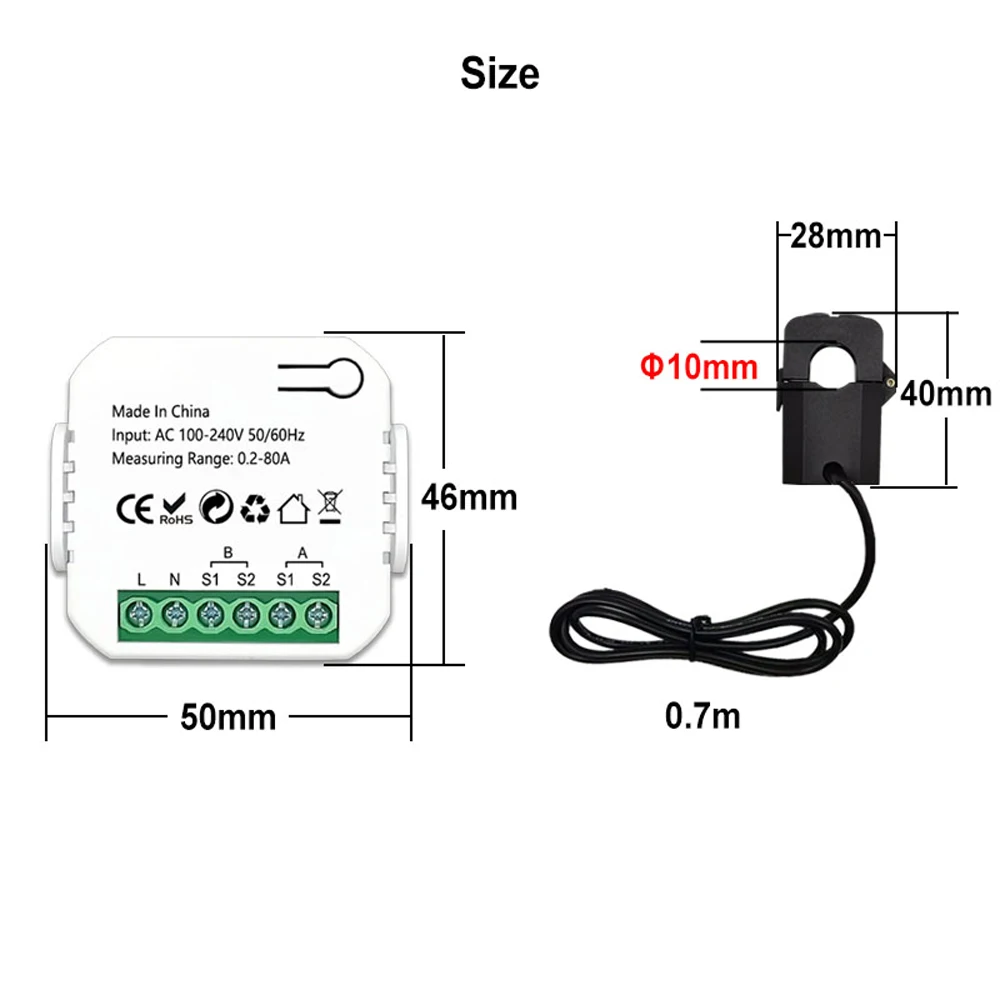 Tuya ZigBee Smart Energy Meter for Solar Power Monitoring