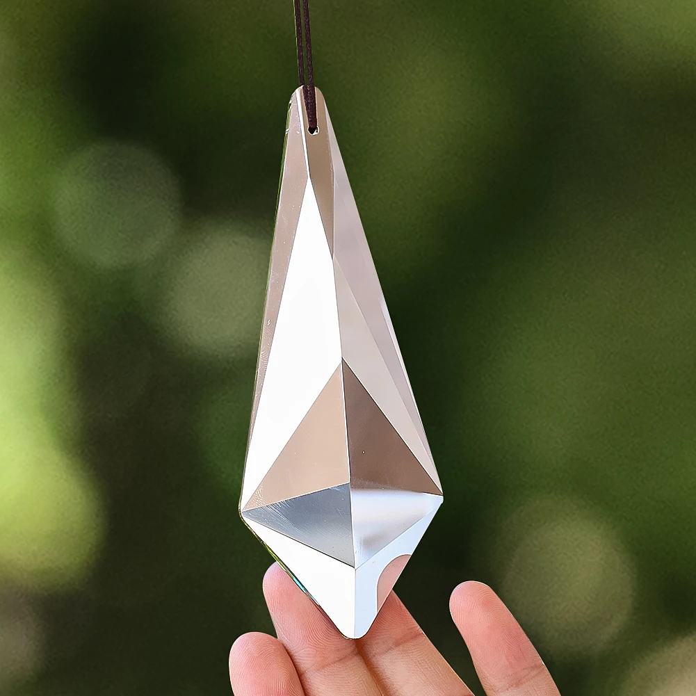 120mm Crystal Long Arrow Pendant Suncatcher For Lighting Festival Balcony Christmas sun catcher crystal pendant sun catchers window ornament