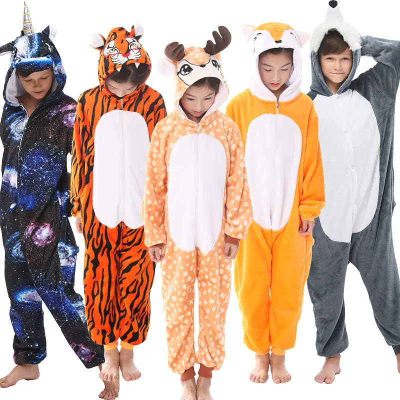 Pijama Enterizo Animales Pijama Mono Infantil Niños Kigurumi Cat - Main Image