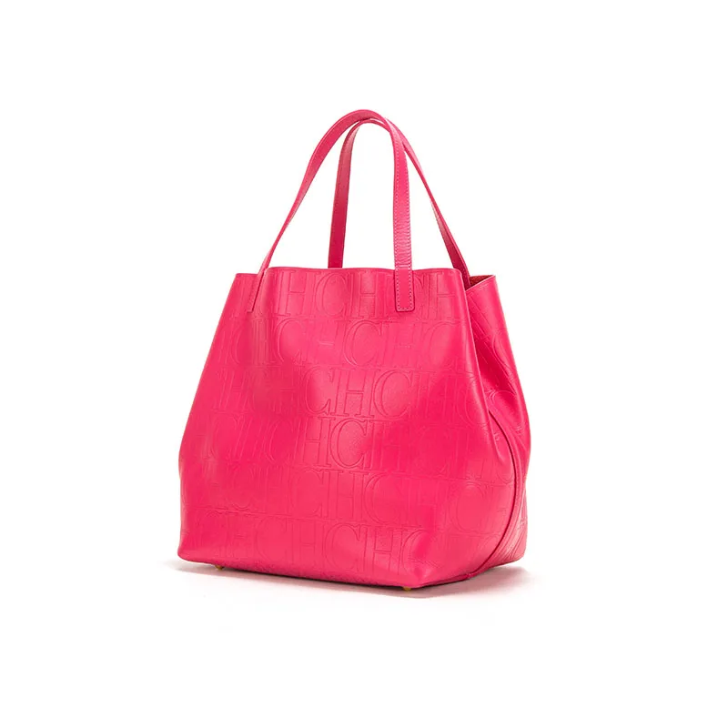 حقيبة يد نسائية أحادية اللون ذات سعة كبيرة، بتصميم...