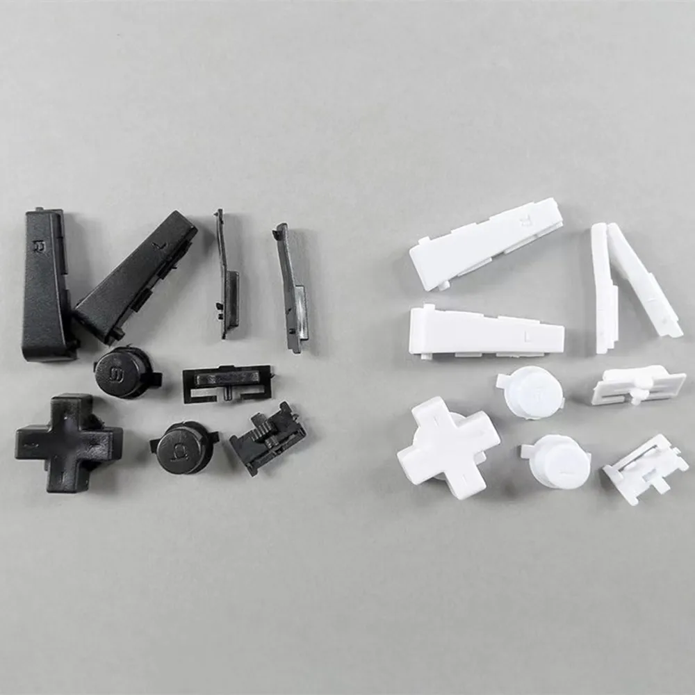 

100set White/black L R Buttons Keypads for GameBoy MICRO for GBM Pads Buttons