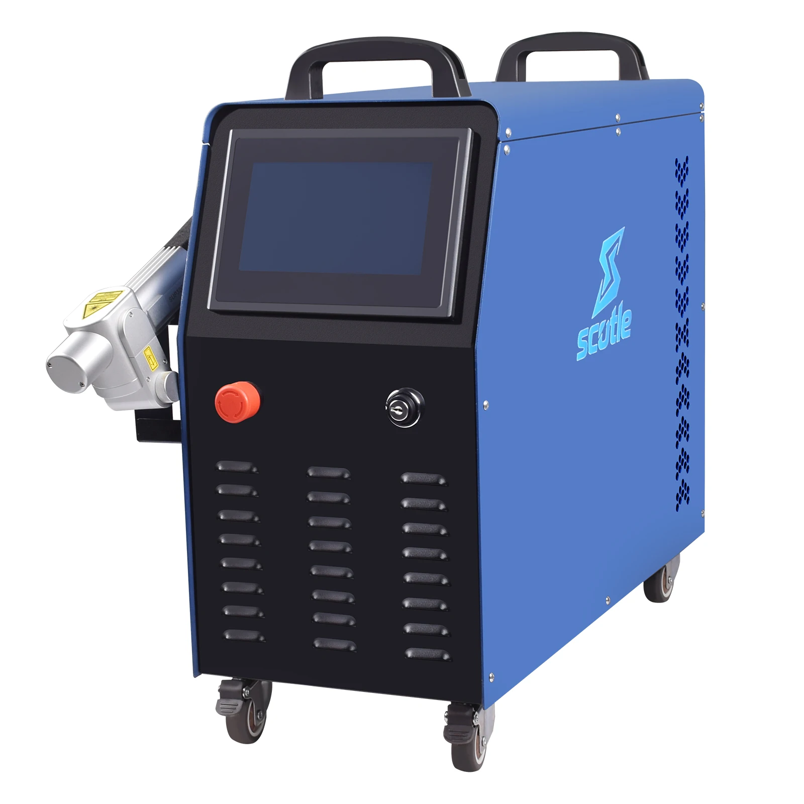 EU Tragbare Luftgekühlte 2000W Laserreinigungsmaschine & SUP-32C zur Metallrost- und Farbentfernung, 60% Energieeinsparung, 300mm Breite, Schadensfrei – Detail 18