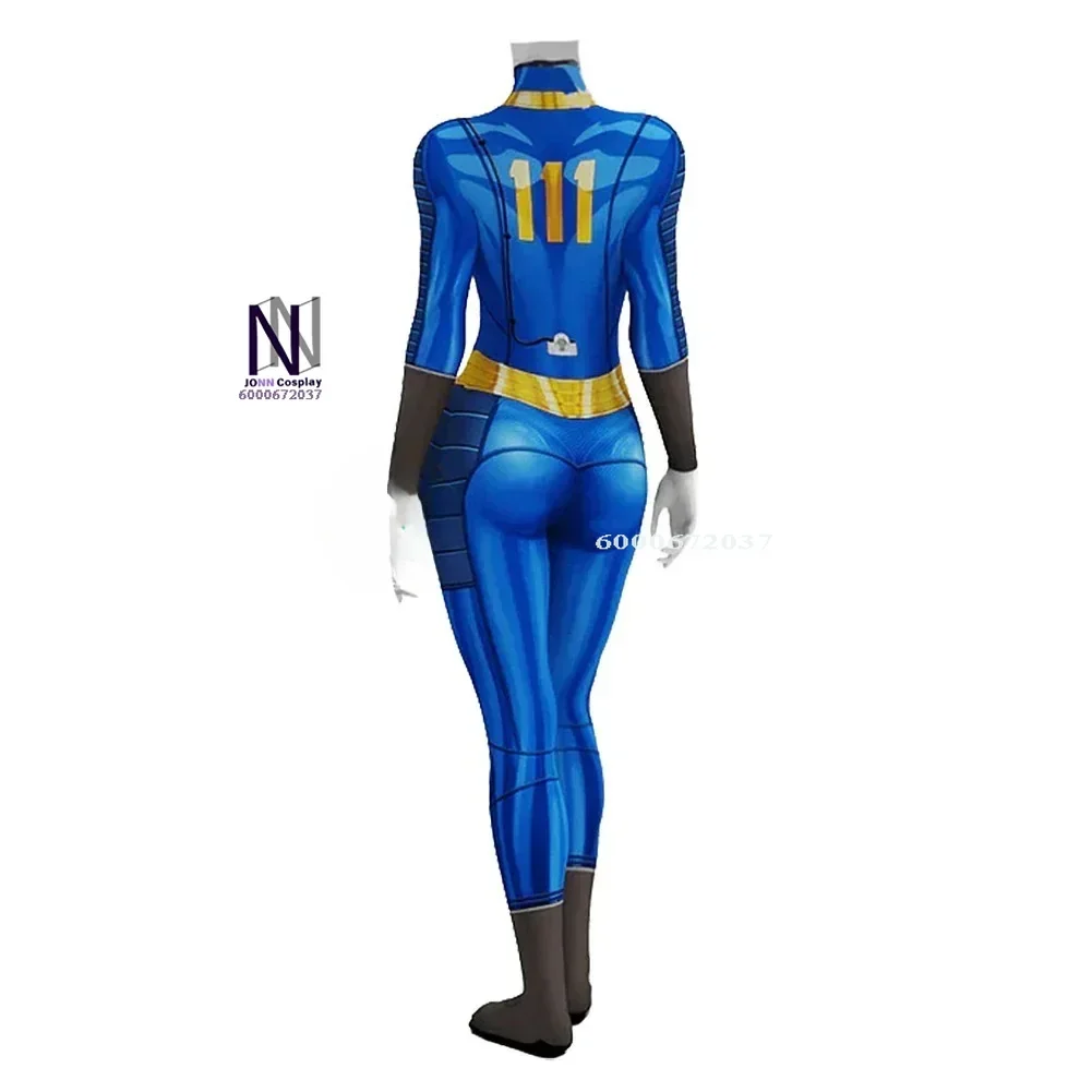 Fall Lucy Costume Cosplay Outfit Vault 33 Female Survivor Suit Vault 76 Jumpsuit 111 Halloween Party Women Men