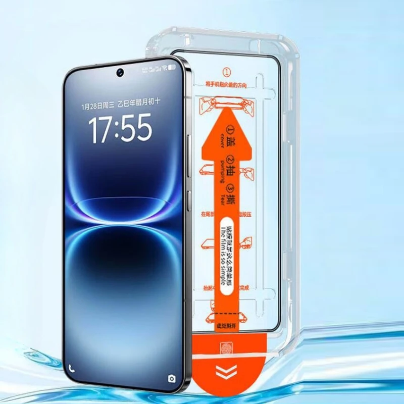 Easy Installation Full Cover Screen Protector - Tempered Glass Protective Film