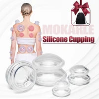 Silicone Vacuum Cupping Set Massage Body Cups Back Gua Sha Ventosas Suction Cup Anti-Cellulite Skin Lift Physiotherapy Jars Slim 1
