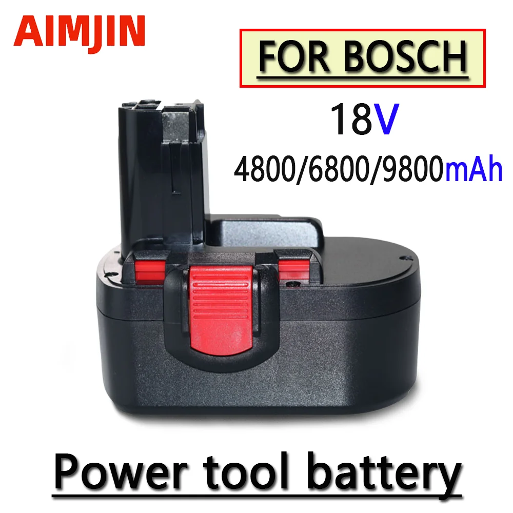 

18V 4800/6800/9800mAh electric battery for bosch BAT025 BAT026 BAT180 BAT181 BAT189 GSR 18VE-2 PSR